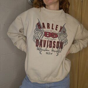 1998 Harley Davidson 95th Anniversary Pullover Sweatshirt